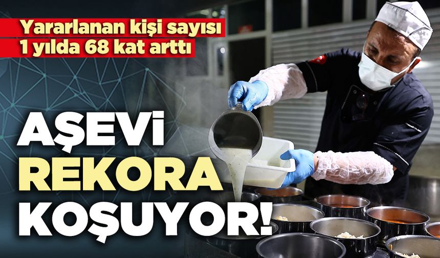 Aşevi rekora koşuyor!