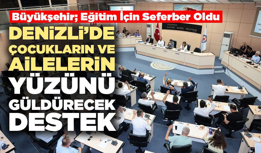 Denizli’de Çocukların Ve Ailelerin Yüzünü Güldürecek Destek