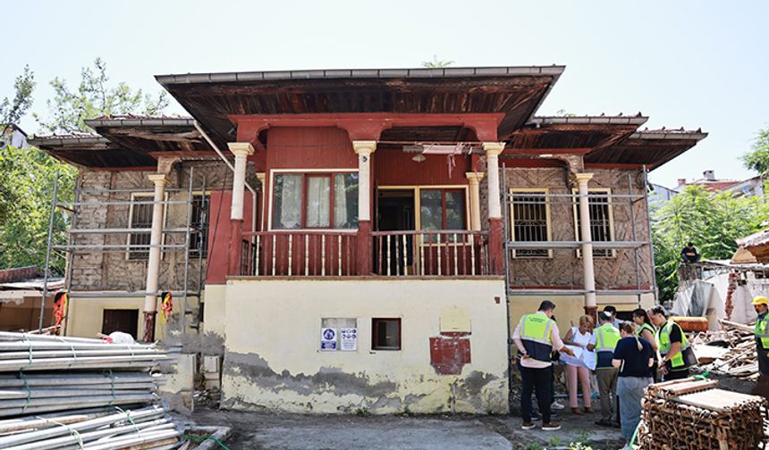 Tarihi Abalı Evi turizme kazandırılıyor