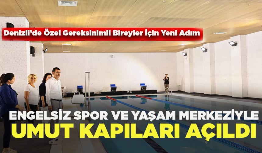 Çavuşoğlu Engelsiz Spor ve Yaşam Merkezini İnceledi