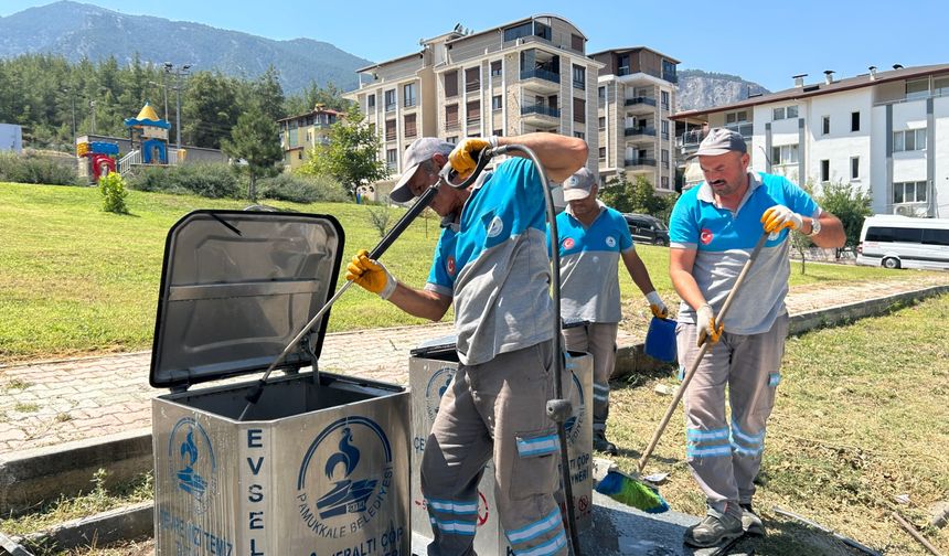 Pamukkale Belediyesi’nden Kötü Kokuya Karşı Etkin Mücadele