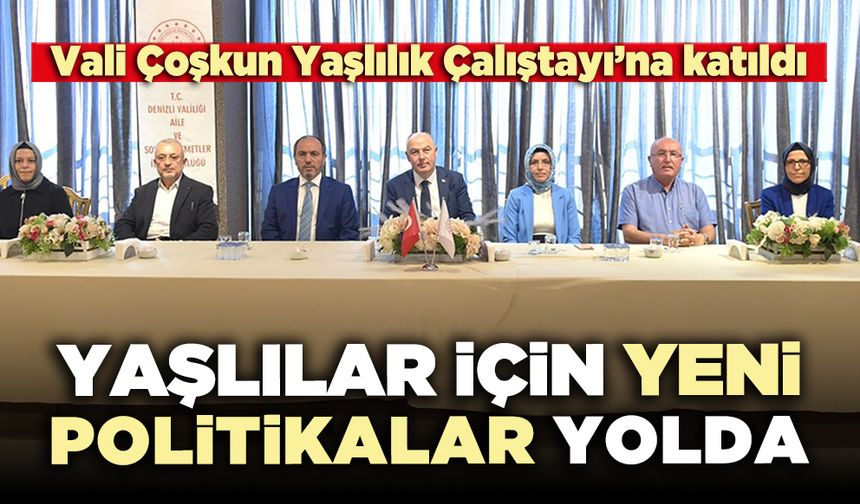 Yaşlılar için yeni politikalar yolda