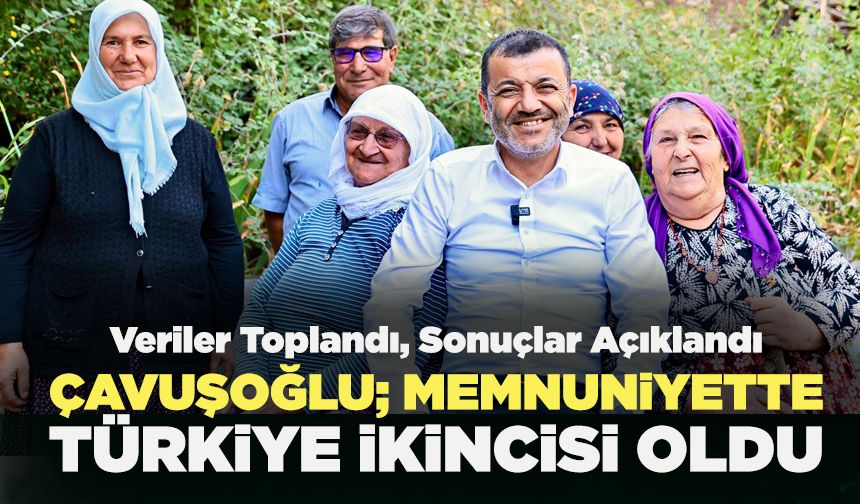 Çavuşoğlu, Memnuniyette Türkiye İkincisi Oldu