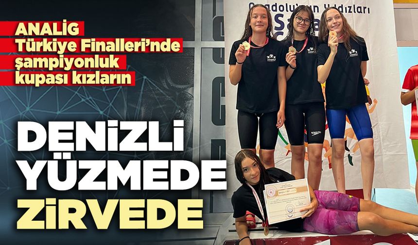 Denizli yüzmede zirvede