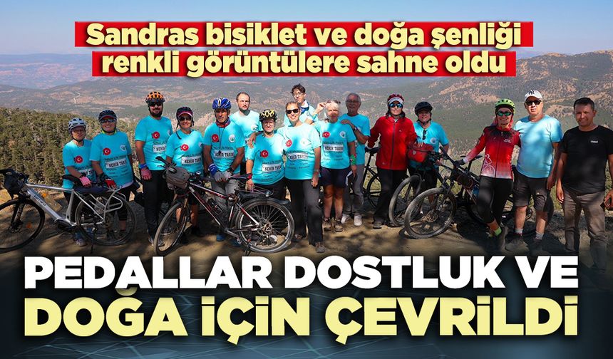 Pedallar dostluk ve doğa için çevrildi