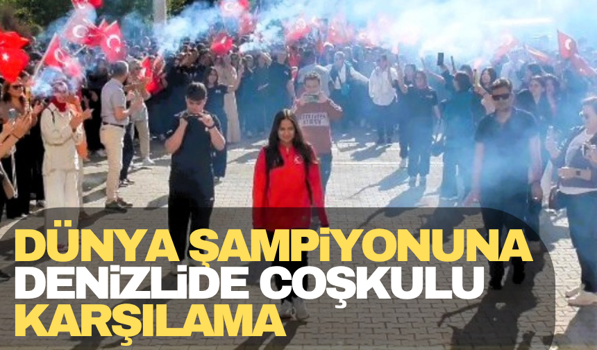 Dünya Şampiyonu Ayşegül Karegöz’e Denizli’de Coşkulu Karşılama