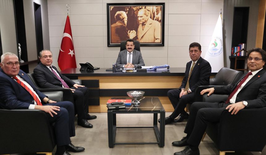 CHP Yerel Yönetimler Heyeti Pamukkale Belediyesi’ni ziyaret etti