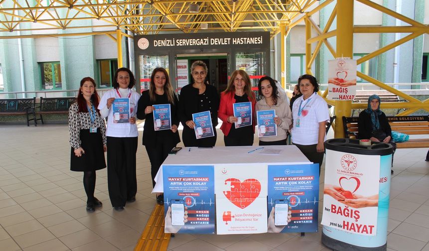 Denizli’de Organ Bağışına Dikkat Çekildi