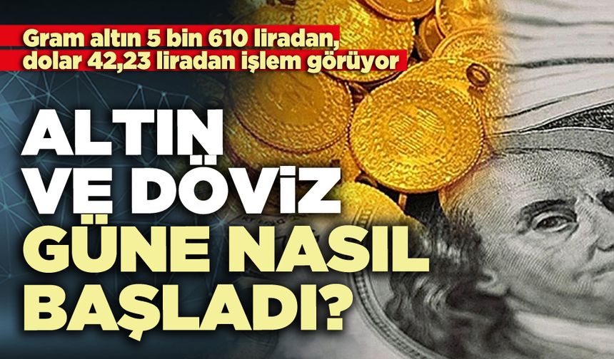 Altın ve döviz güne nasıl başladı?