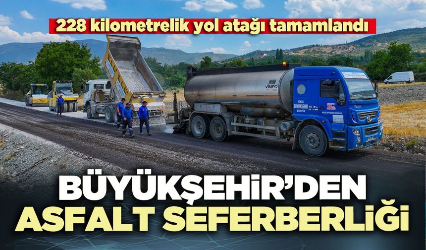 Büyükşehir’den asfalt seferberliği