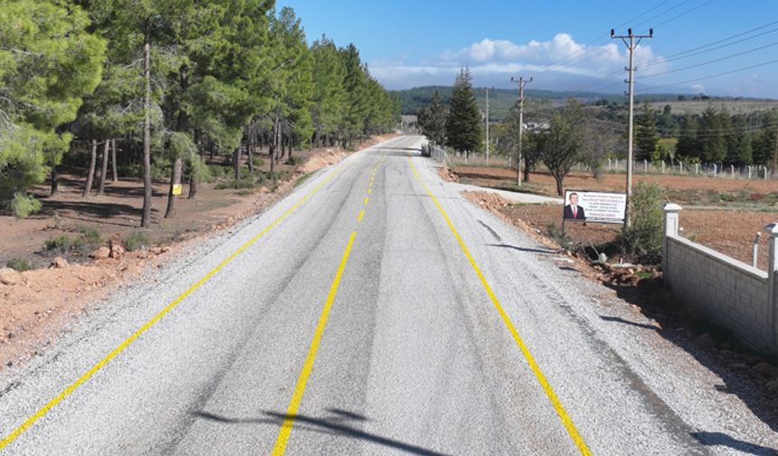 Denizli Büyükşehir Karataş-Pınarlık yolunu tamamladı