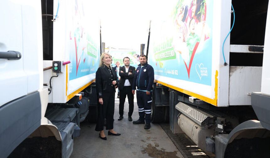 Çöp arabaları temiz kokular yayıyor