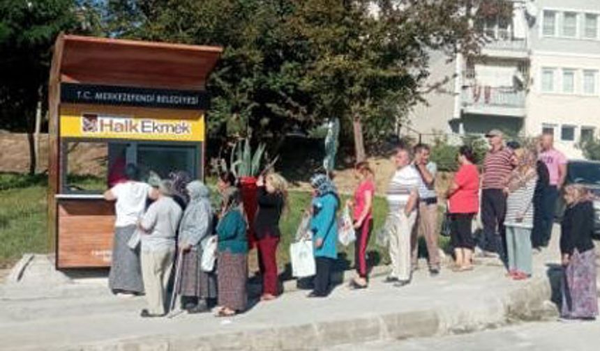 Merkezefendi Halk Ekmek 31. büfeyi açtı