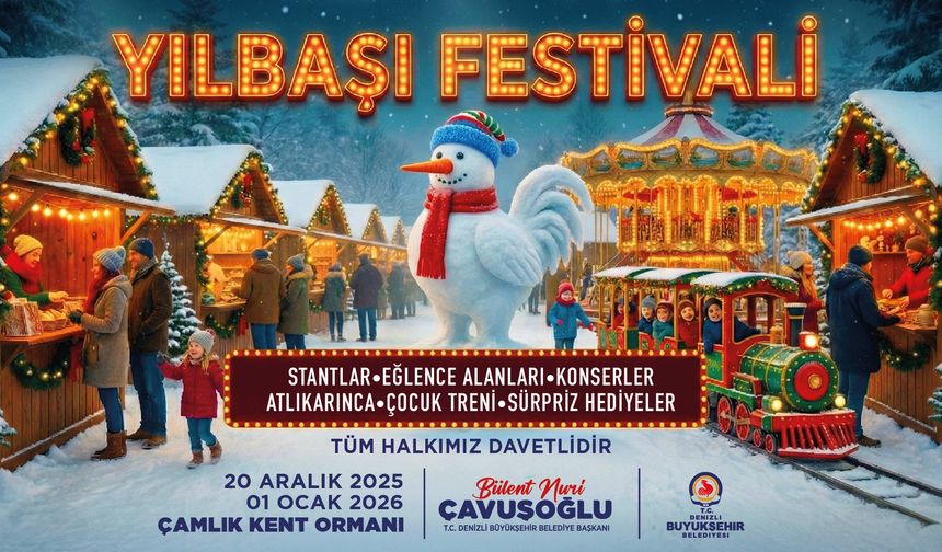 Denizli Büyükşehir Belediyesi  Yılbaşı Festivali 19-20 Aralık 2025