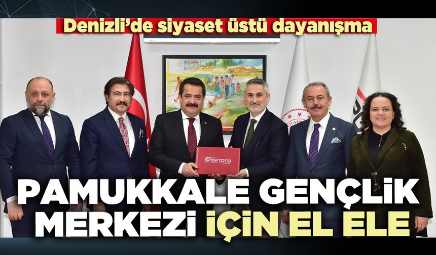 Pamukkale Gençlik Merkezi için el ele