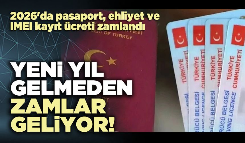 Yeni yıl gelmeden zamlar peş peşe geliyor!