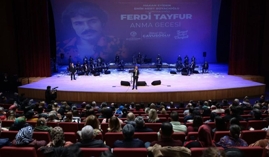 Denizli Büyükşehir’den Ferdi Tayfur Anma Gecesi