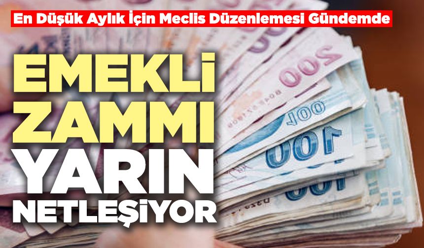 En Düşük Aylık İçin Meclis Düzenlemesi Gündemde