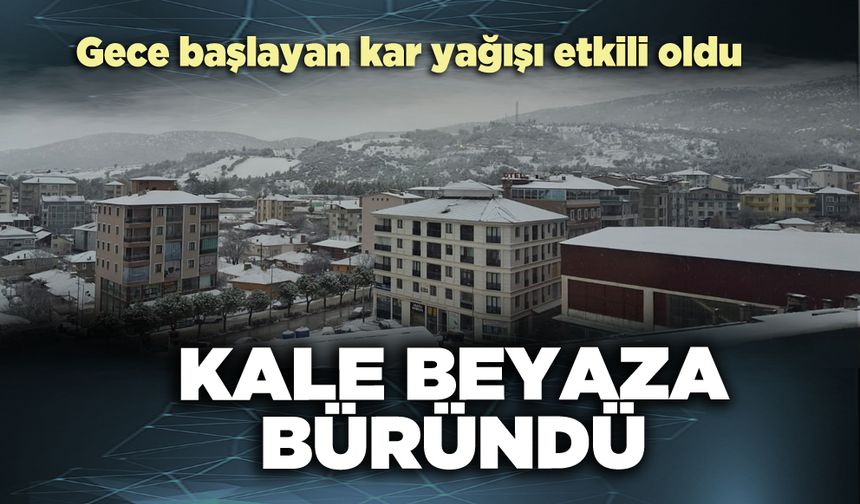Kale beyaza büründü