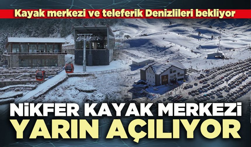Nikfer Kayak Merkezi yarın açılıyor