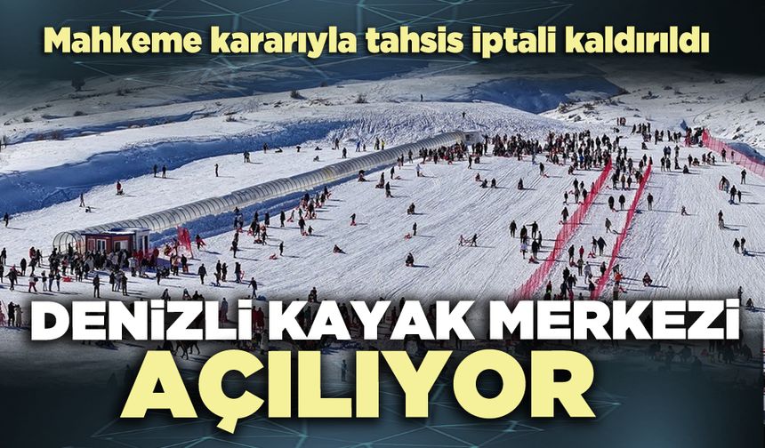 Denizli Kayak Merkezi açılıyor