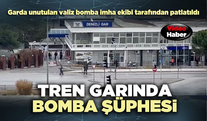 Tren garında bomba şüphesi