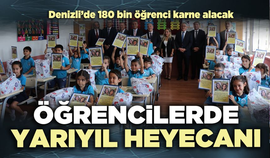 Öğrencilerde yarıyıl heyecanı