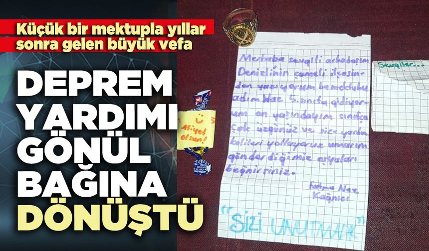 Deprem yardımı gönül bağına dönüştü