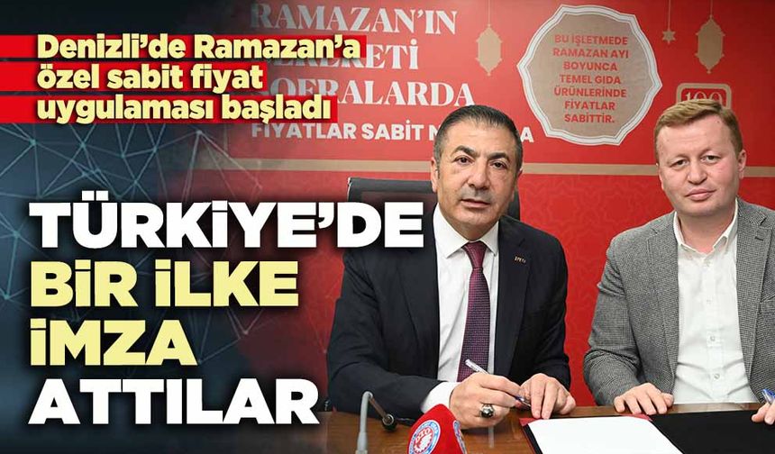 Türkiye’de bir ilke imza attılar