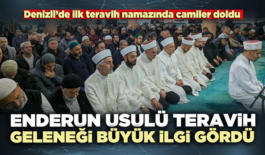 Asırlık Enderun Usulü Teravih geleneği büyük ilgi gördü