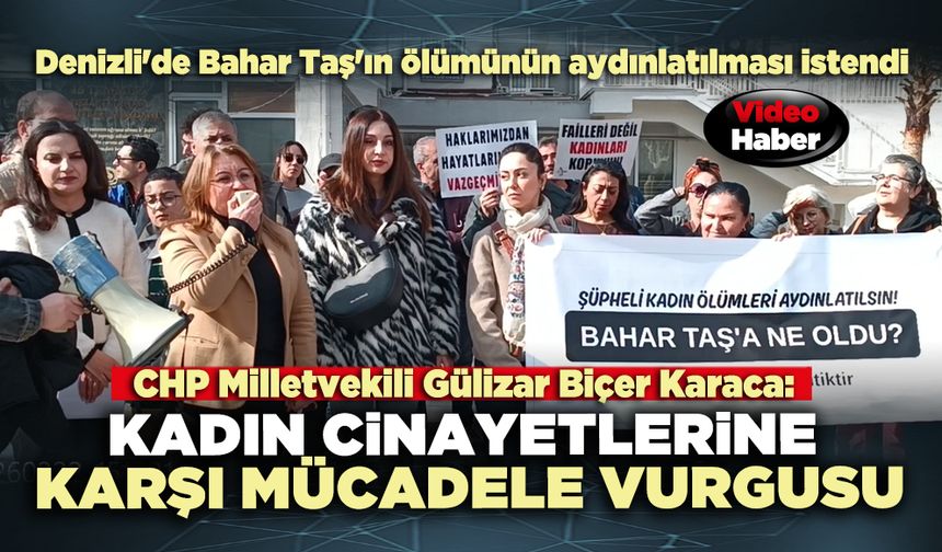 Karaca’dan kadın c*nayetlerine karşı mücadele vurgusu