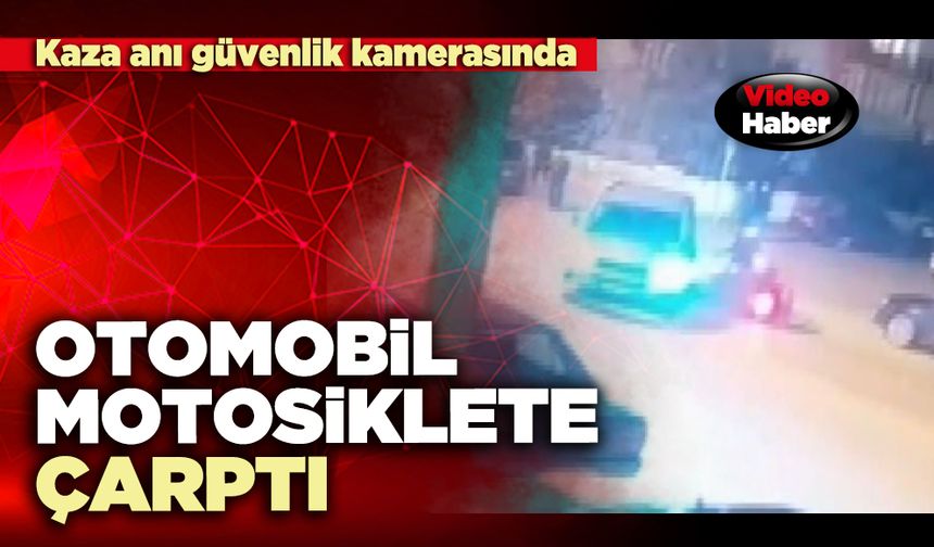 Denizli’de Otomobil İle Motosiklet Çarpıştı