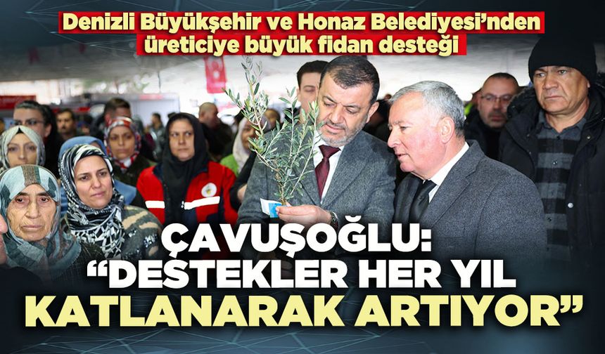 Çavuşoğlu: “Destekler her yıl katlanarak artıyor”