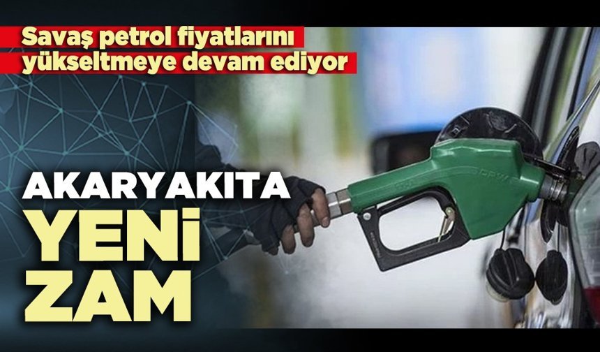 Akaryakıtta yeni zam