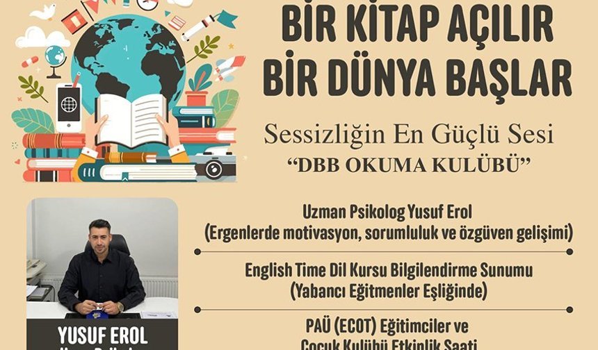 “Bir kitap açılır, bir dünya başlar”