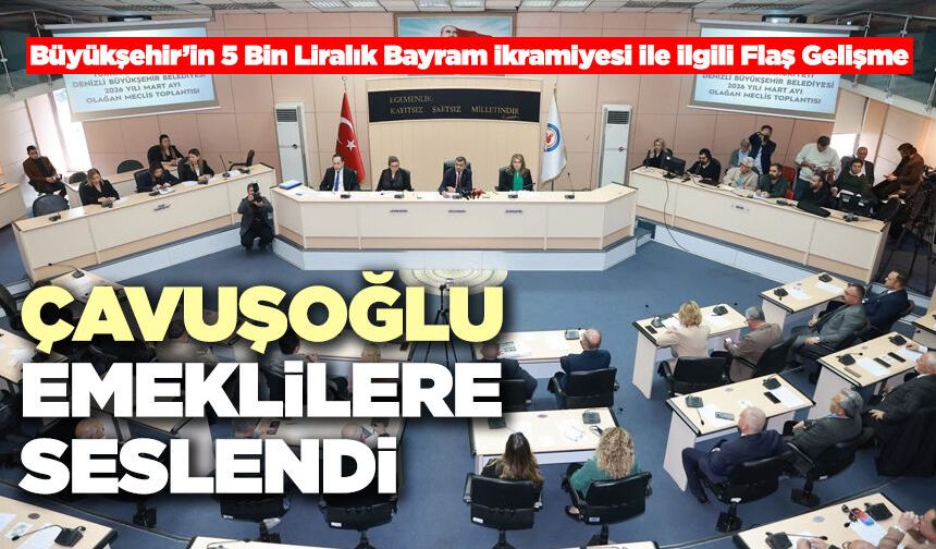 Çavuşoğlu Emeklilere Seslendi