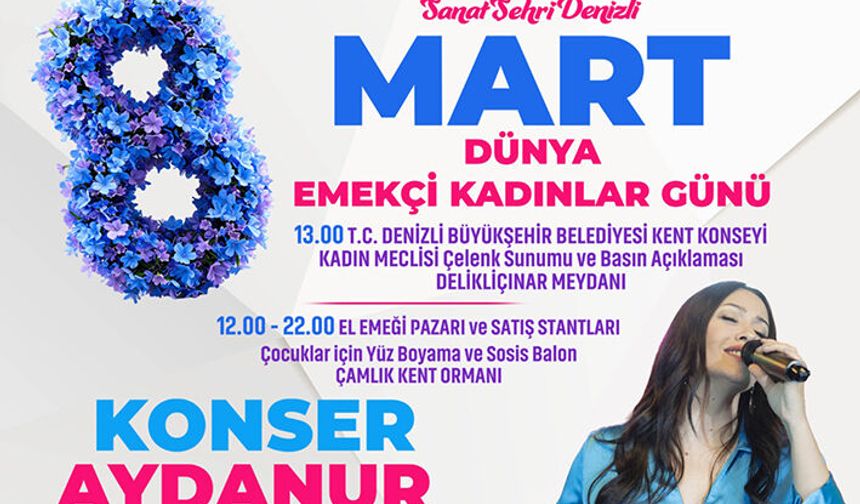 Denizli Büyükşehir’den 8 Mart’a özel anlamlı programlar