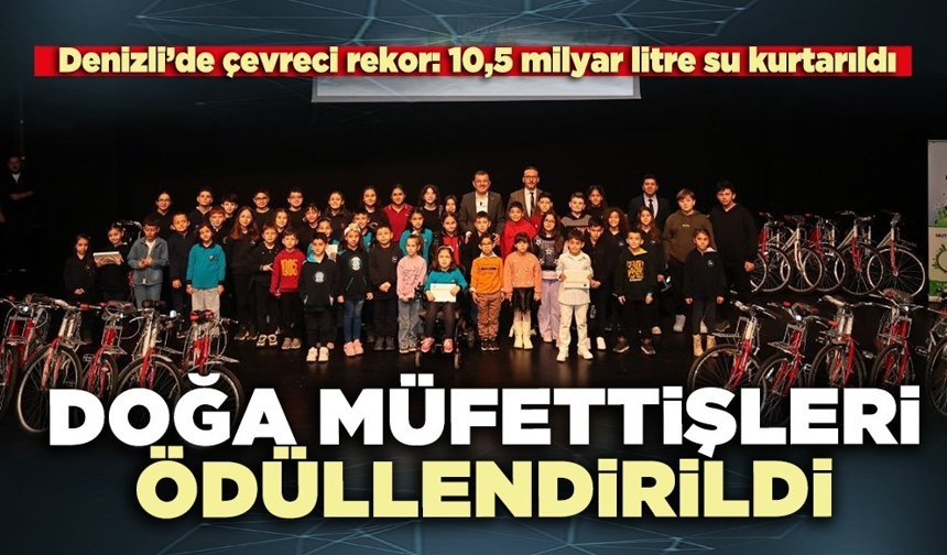 Büyükşehir’in Doğa Müfettişleri ödüllendirildi