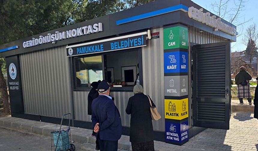 İkinci geri dönüşüm noktası Pelitlibağ’da hizmete girdi