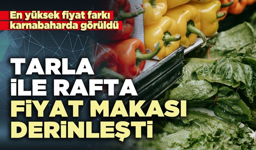 Tarla ile rafta fiyat makası derinleşti