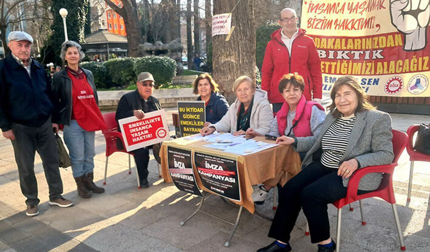 Dev Emekli-Sen: “4 Bin lira utanç vesikasıdır”