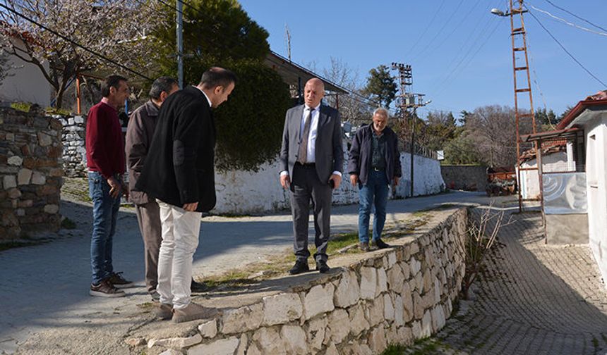 Babadağ’da İncilipınar Mahallesi’nde çevre düzenleme çalışmaları sürüyor