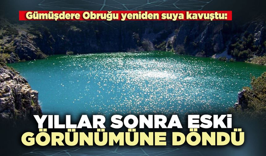 Yıllar sonra eski görünümüne döndü