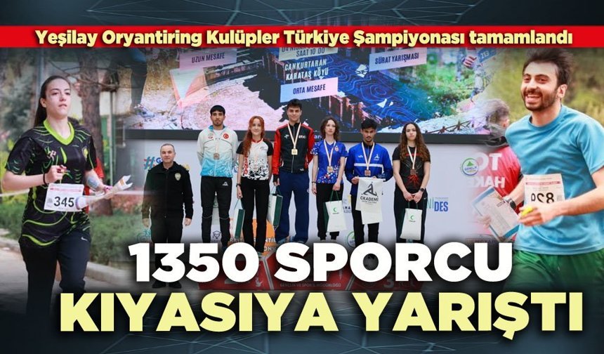 1350 Sporcu kıyasıya yarıştı