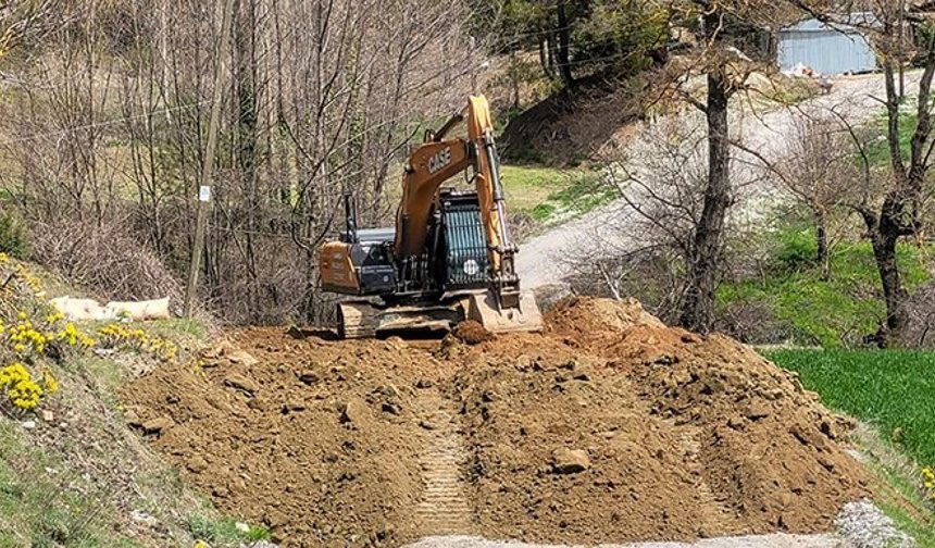 Çameli’nde yollar asfalt için hazırlanıyor