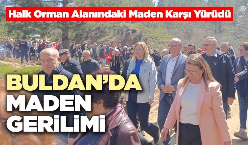 Halk Orman Alanındaki Maden Karşı Yürüdü