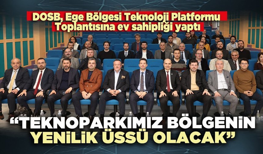 “Teknoparkımız bölgenin yenilik üssü olacak”