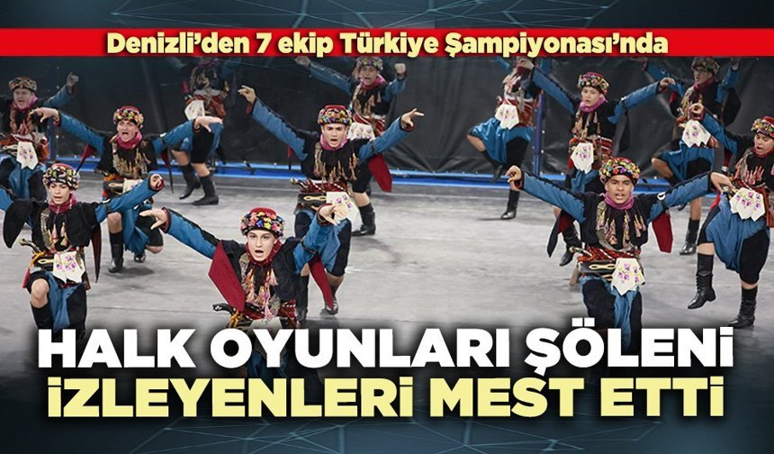 Halk Oyunları Şöleni izleyenleri mest etti