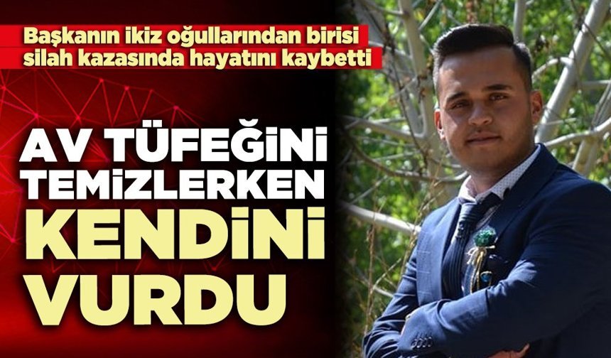 Av tüfeğini temizlerken kendini vurdu