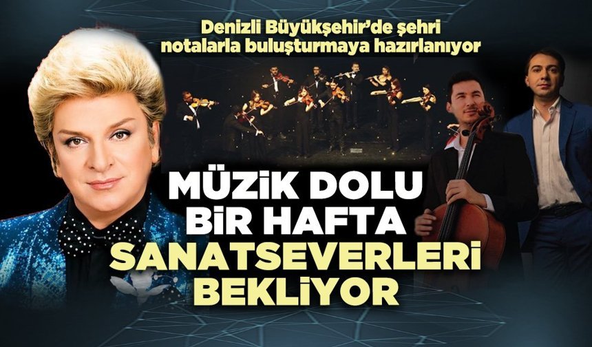 Müzik dolu bir hafta sanatseverleri bekliyor